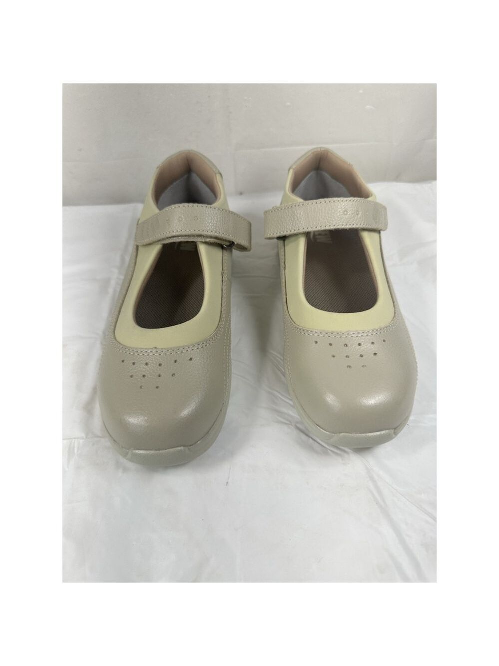 Drew Orthotic ROSE Mary Jane Walking Shoes Soft Pebble Sz 7 M 14375-9 L new